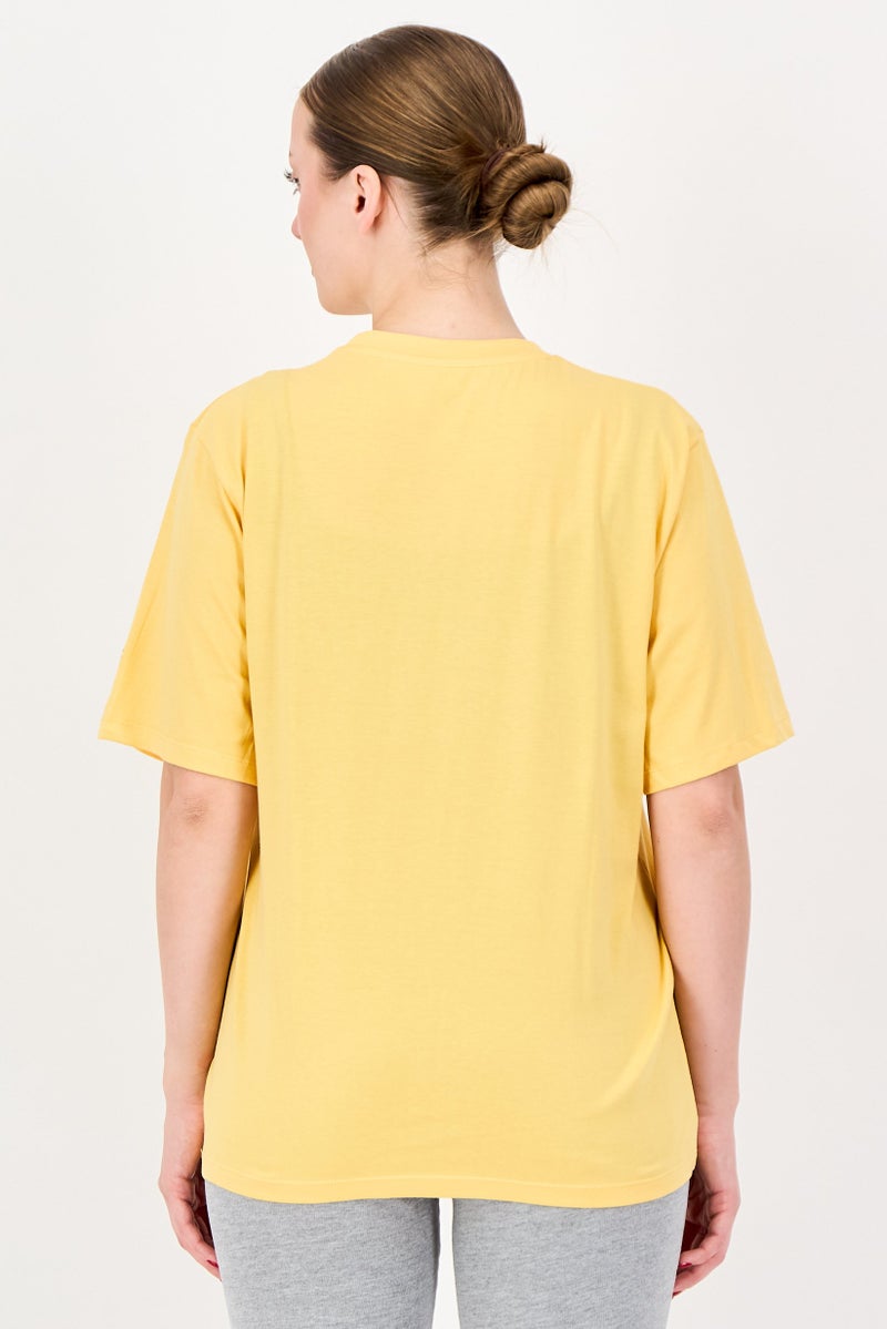 Champion Women Sportswear Fit Short Sleeve Outdoor T-Shirt, Yellow - Image 3